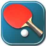 virtual table tennis 3d android application logo